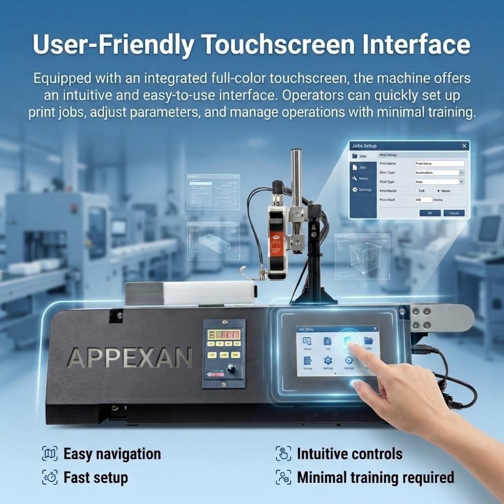 user friendly touchscreen interface