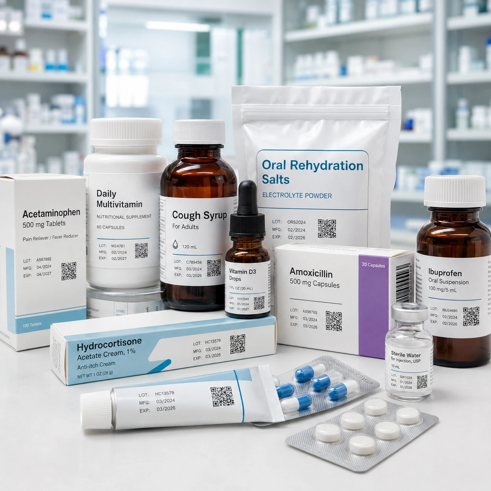pharmaceutical & healthcare products